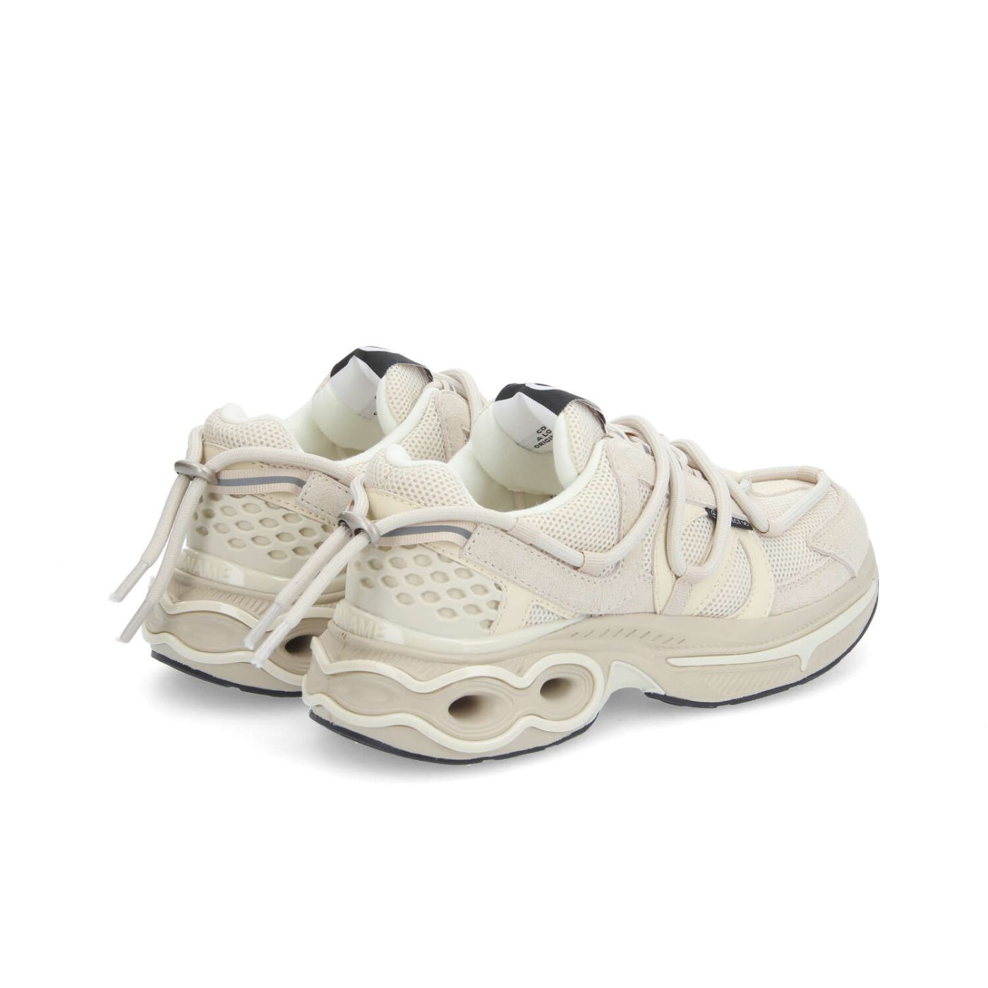 WILLO RUNNER W - MESH/SUEDE - BEIGE/BLANC CASSE